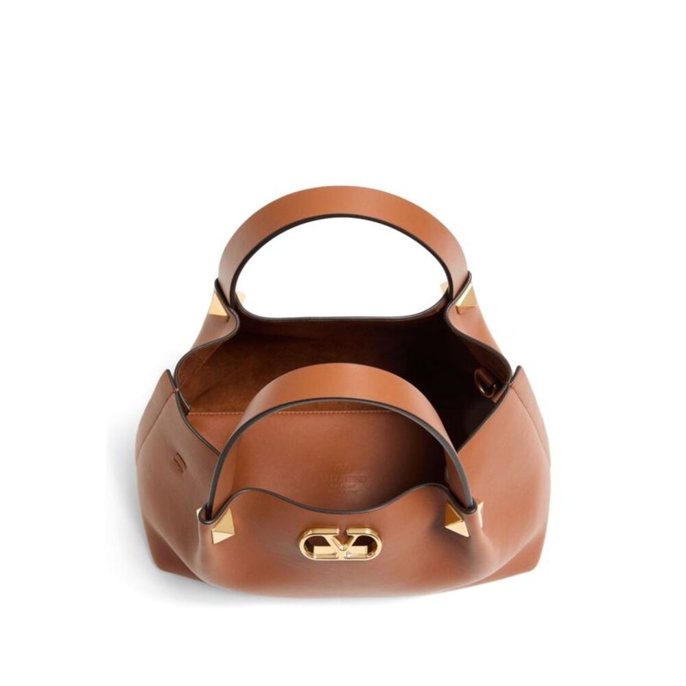 Valentino Garavani Women Vlogo Signature Small Leather Tote - Picture 7 of 7
